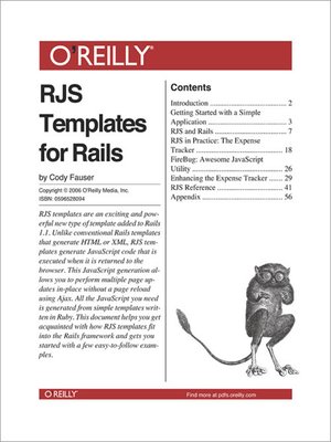 cover image of RJS Templates for Rails